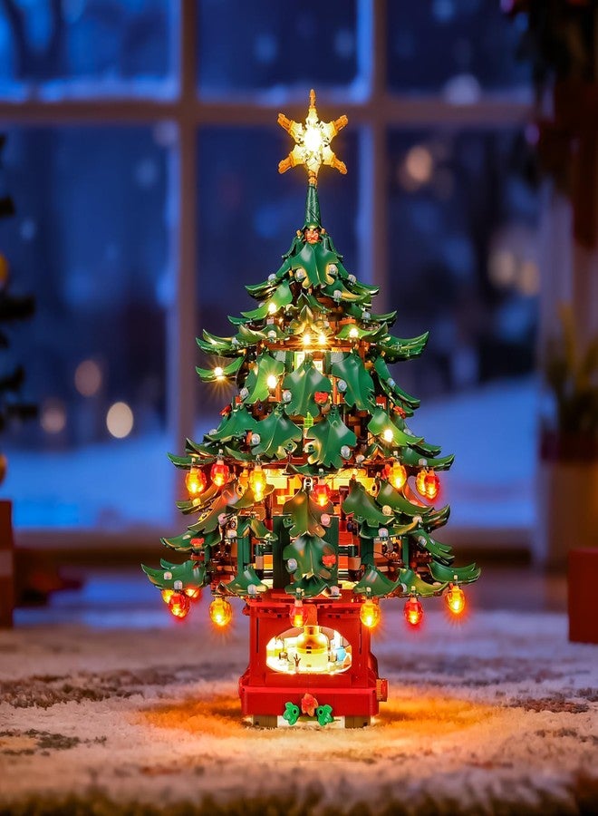 YEABRICKS LED Light for Lego-41843 Christmas Family Christmas Tree Decoration Building Blocks Model (Building Set NOT Included) - Image 1